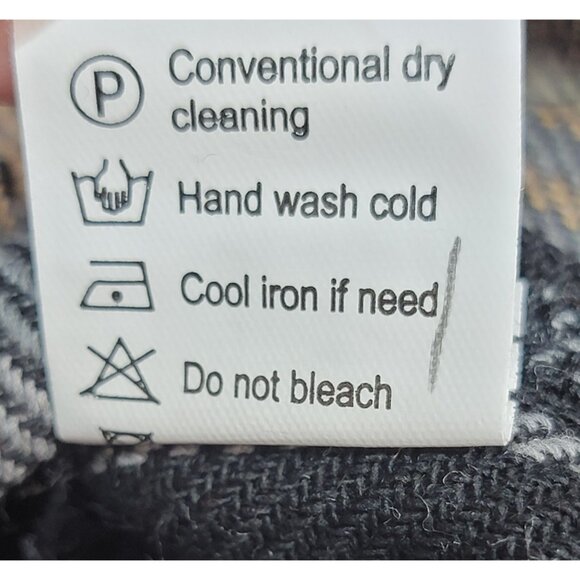 Flannel Shacket Shirt Jacket Brown Black Plaid Fall Womens L New in Bag - Picture 5 of 8